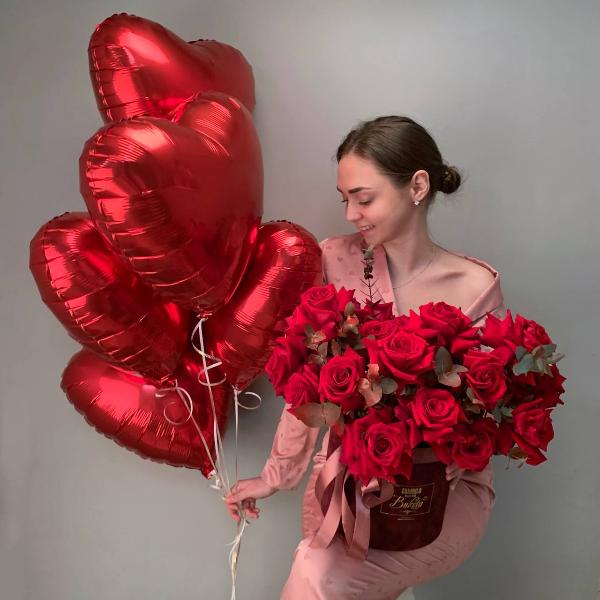 Сет шаров "Red" 5шт