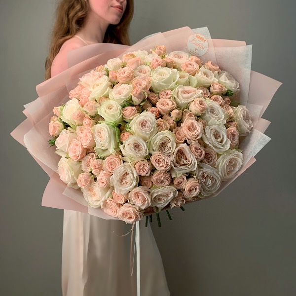 Дуо букет «Diamonds Champagne”