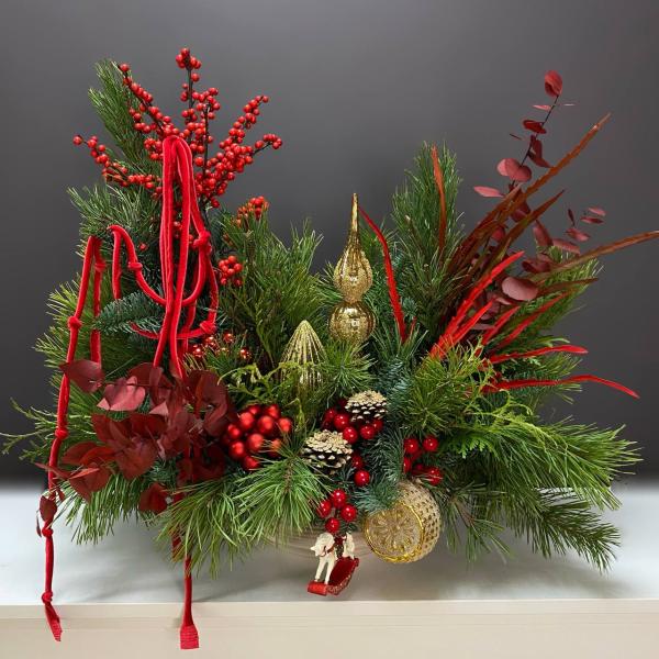 Букет из натуральной ели "Новогодний Сувенир' M