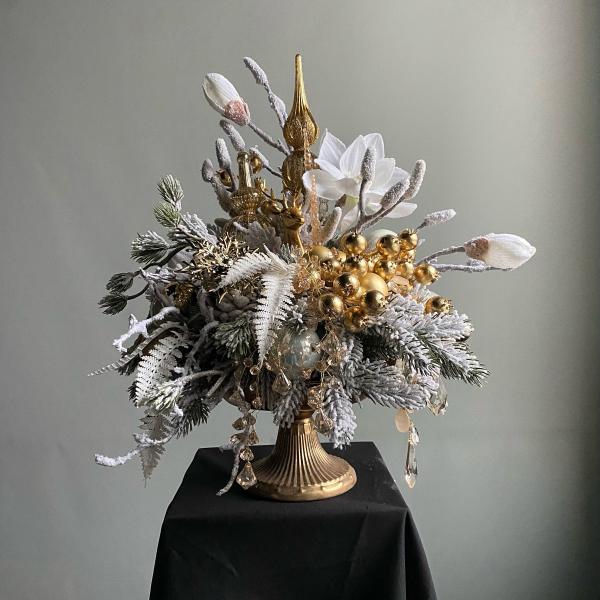 Новогодняя композиция "Luxury" размер L