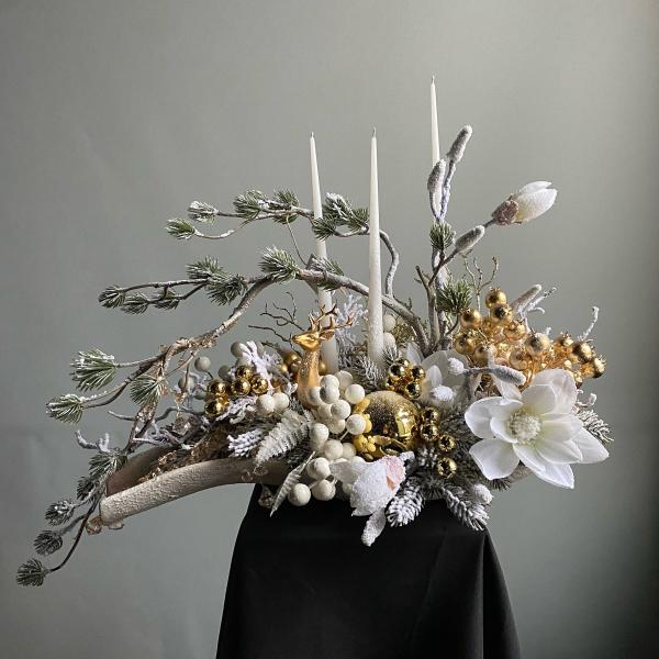 Новогодняя композиция "Luxury" размер XL