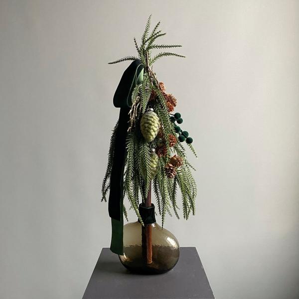 Новогодняя композиция "Хвойное Спокойствие" размер S