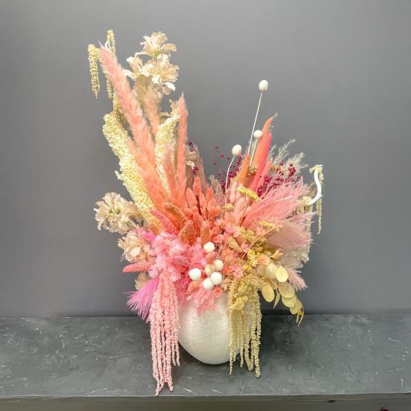 Интерьерная композиция "Ванильное облако" (S)