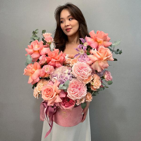 Композиция "Сладкий персик"  L