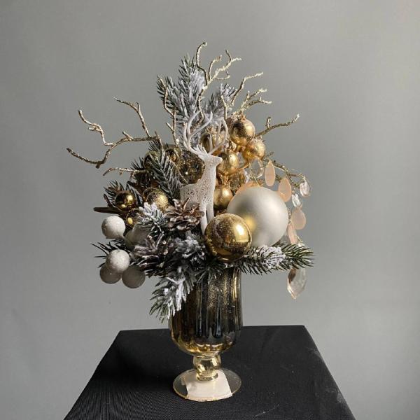 Новогодняя композиция "Luxury" размер S