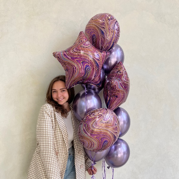 Сет "Пурпурный мрамор"