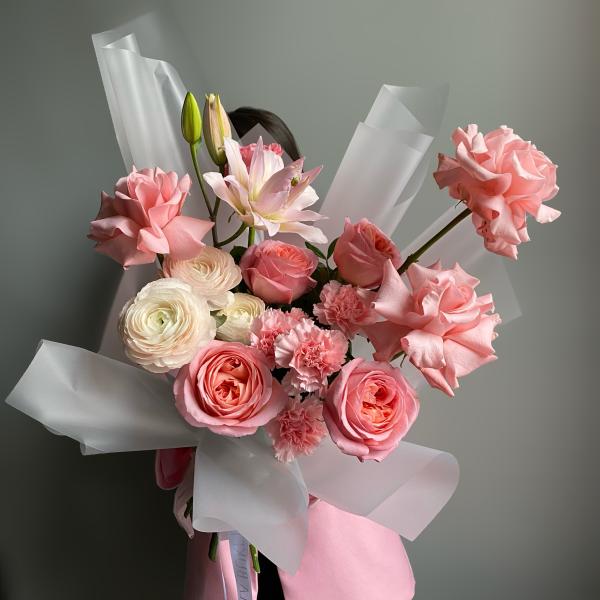 Букет "Розовые мечты"