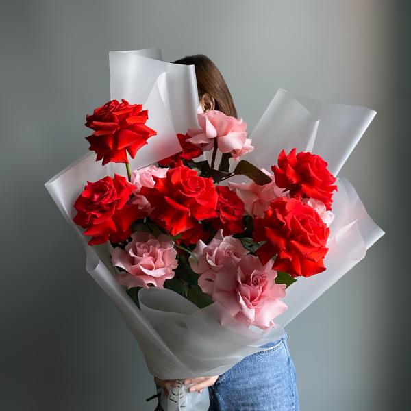 Букет  французских роз микс