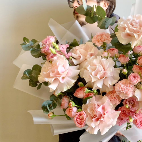 Букет "Розовый туман"